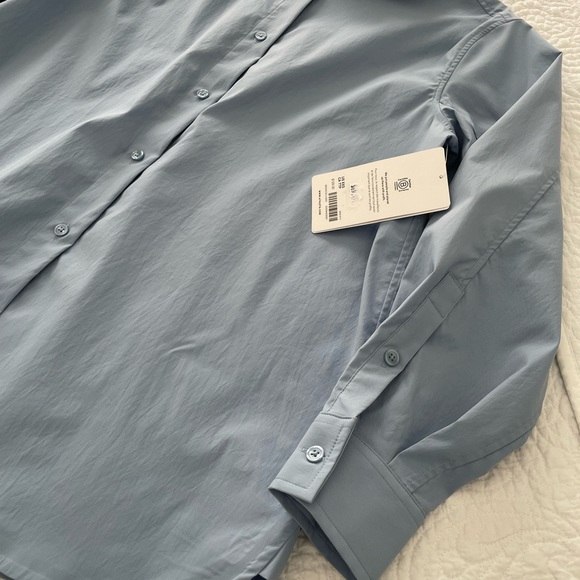 NWT Athleta Oversized Button Down Shirt XXS - Picture 5 of 12